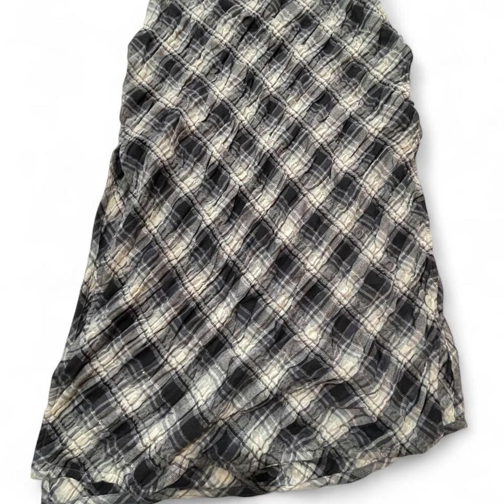 Forever-21 Women's Black and Grey Skirt